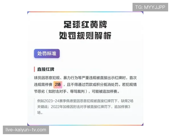 红牌停赛规则详解：适用范围与执行标准解析